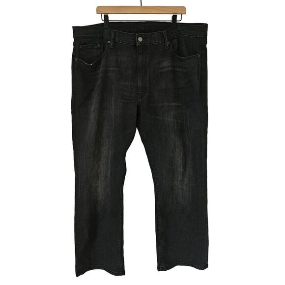 Levi's 559 Relaxed Stretch Jeans‎ Men's 42x30 Black Wash Denim - Picture 1 of 8
